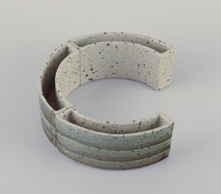 Per Linnemann-Schmidt (1912-1999) for Palshus, Denmark. Three rare ceramic vases. Glaze in earthy (1 of 8)