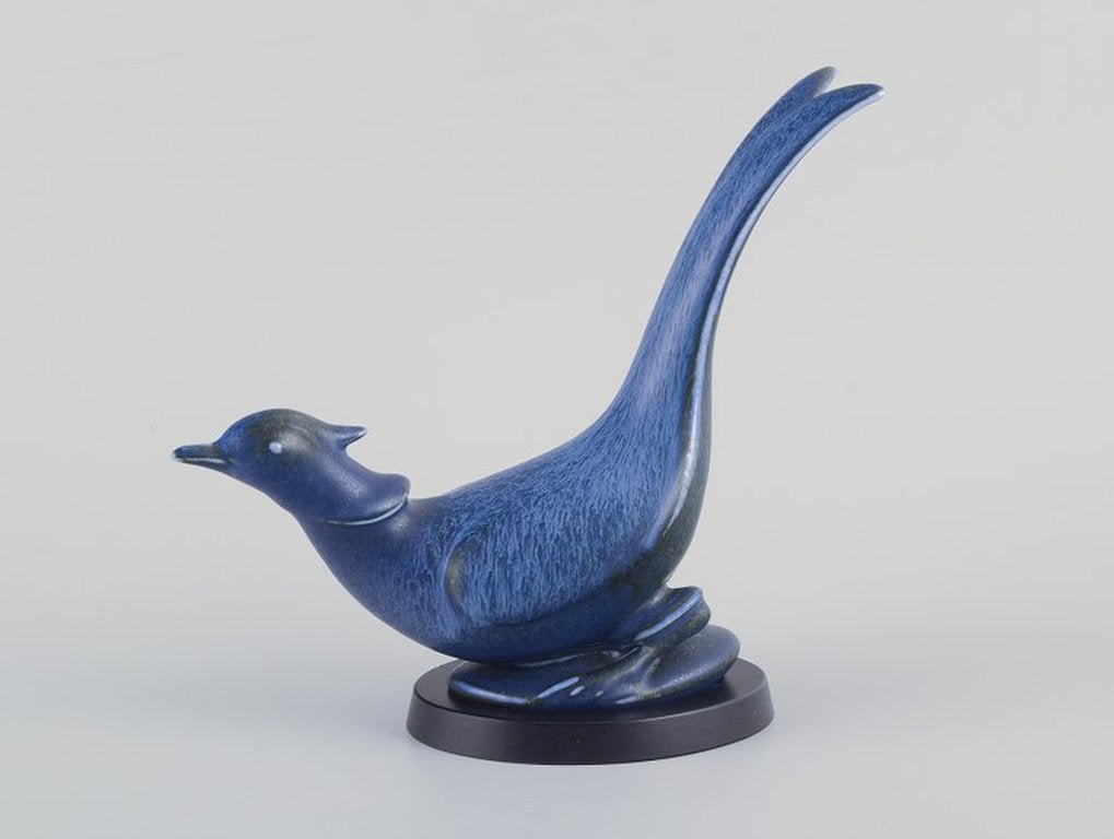 Gunnar Nylund for Rorstrand, Sweden. Ceramic figurine in the shape of a bird. Mid-20th century. (1 of 7)