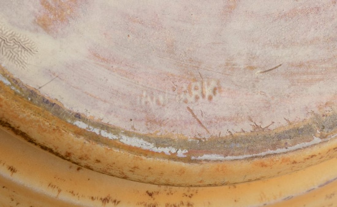 Svend Hammershoi for Kahler, Denmark. Large ceramic bowl. Uranium glaze. Approximately 1920/30s. - 9