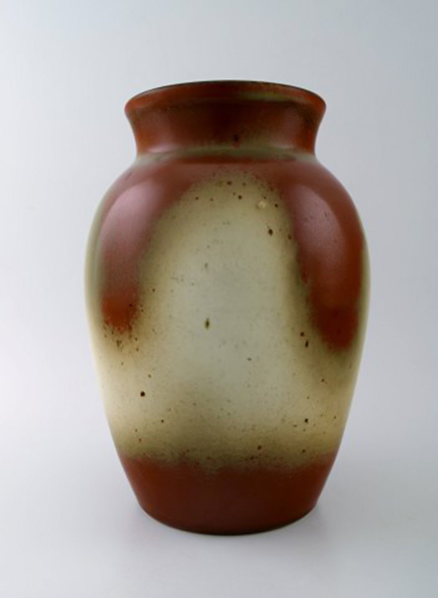 B&G, Bing & Grondahl, presumably Valdemar Pedersen stoneware vase. - 3
