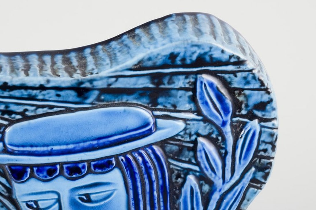 Gunnar Nylund for Rorstrand, Sweden. Large wall relief in glazed ceramic. Mid-20th century. - 5