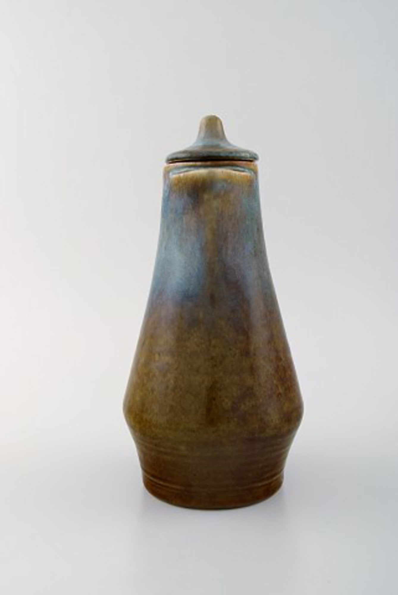 Carl Harry Stalhane for Rorstrand. Jug with lid in glazed stoneware. - 3