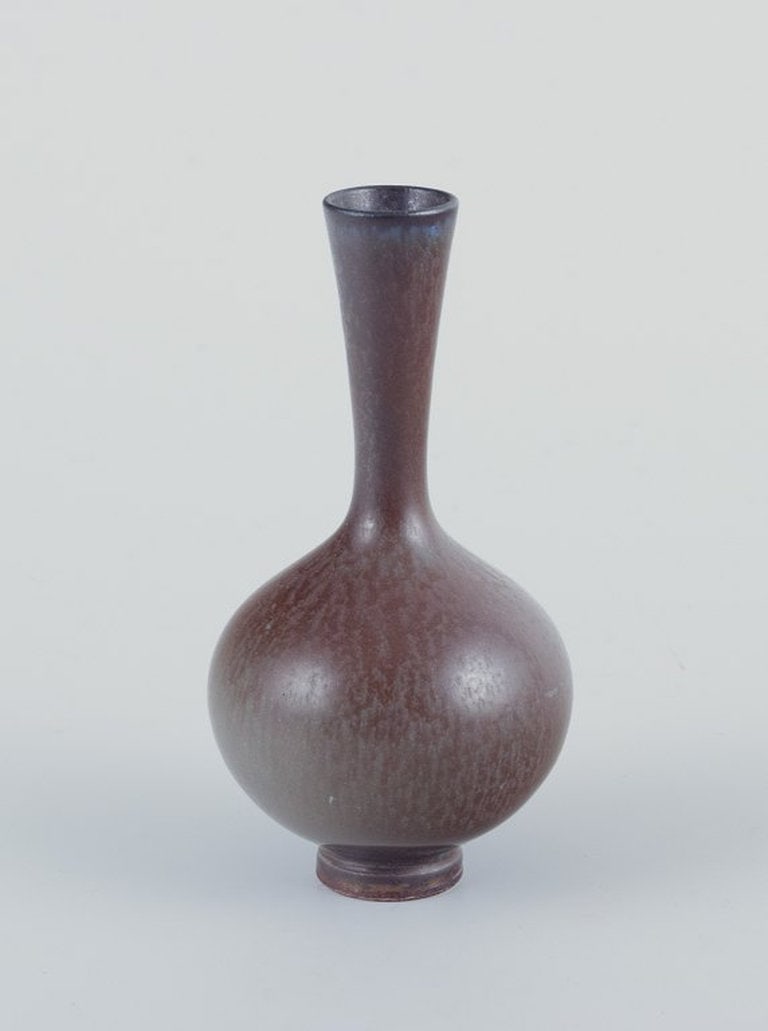 Berndt Friberg for Gustavsberg Studiohand, Sweden. Studiohand miniature vase in ceramic. Circa (1 of 6)