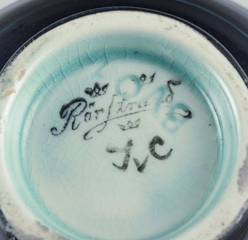 ilse Claesson for Rorstrand, Sweden. Vase in glazed faience. 1930s. - 6