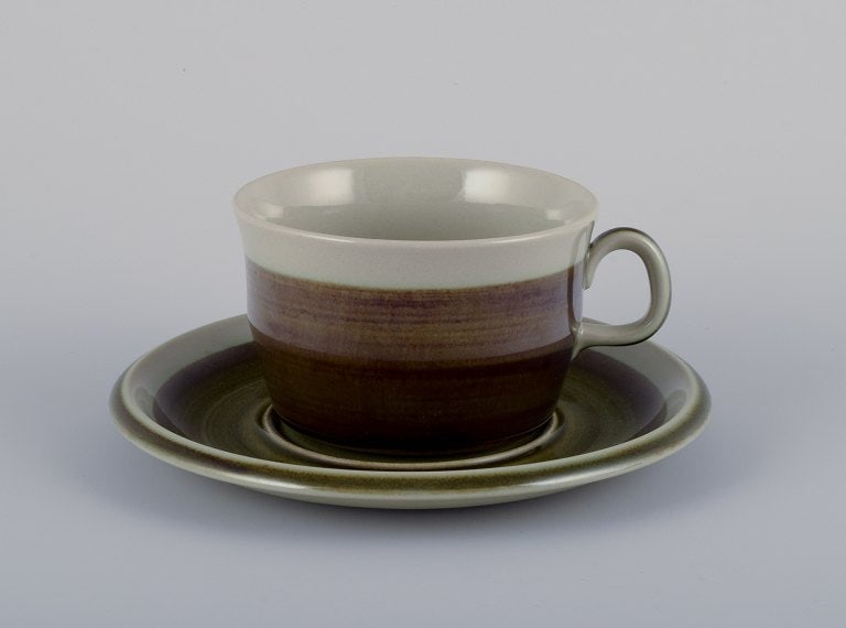 Marianne Westman (1928-2017) for Rorstrand. Stoneware from the "Maya" series. Two large coffeecups - 5