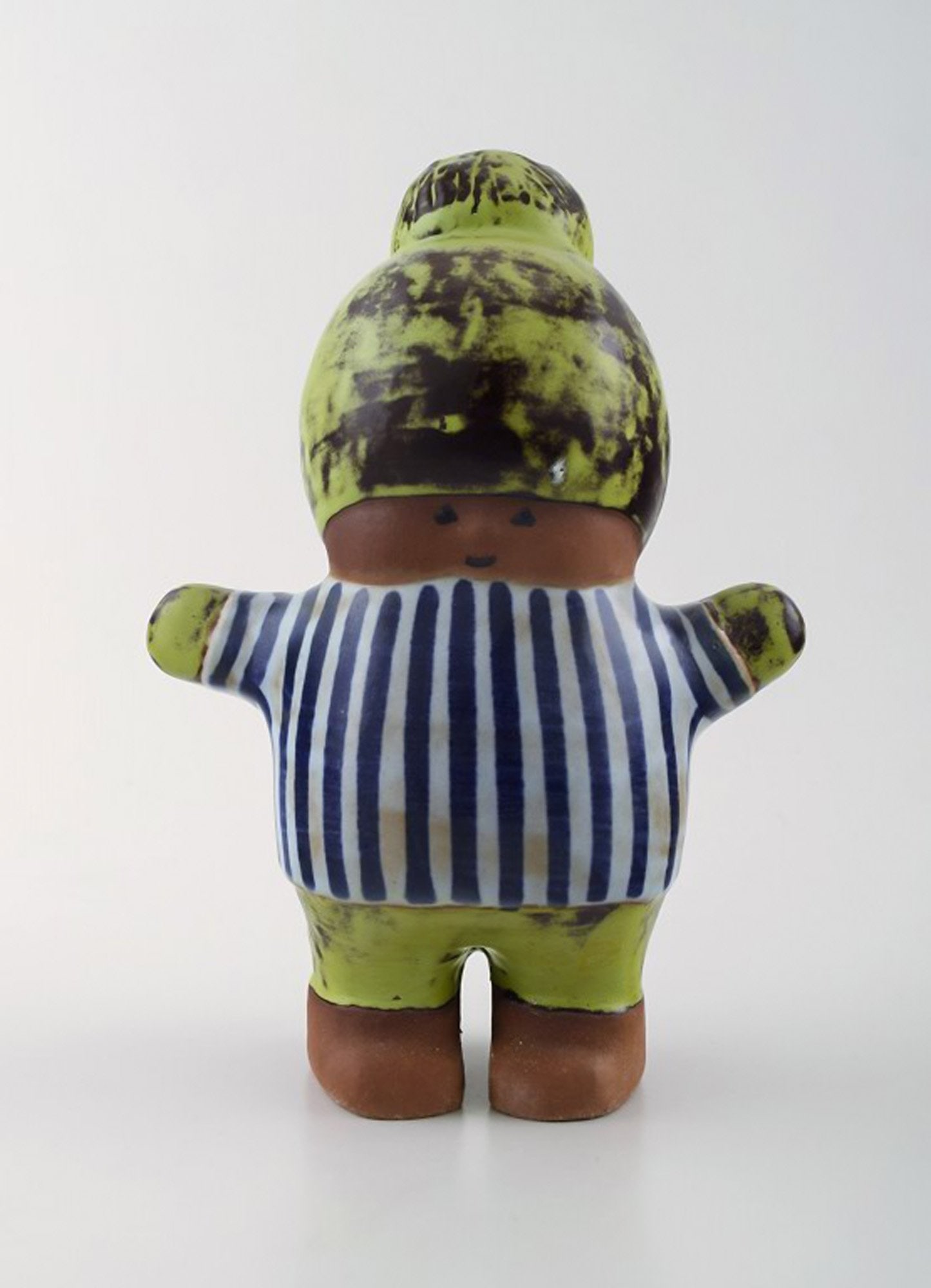 Lisa Larson for Gustavsberg. Stoneware figure "Kalle". (1 of 8)