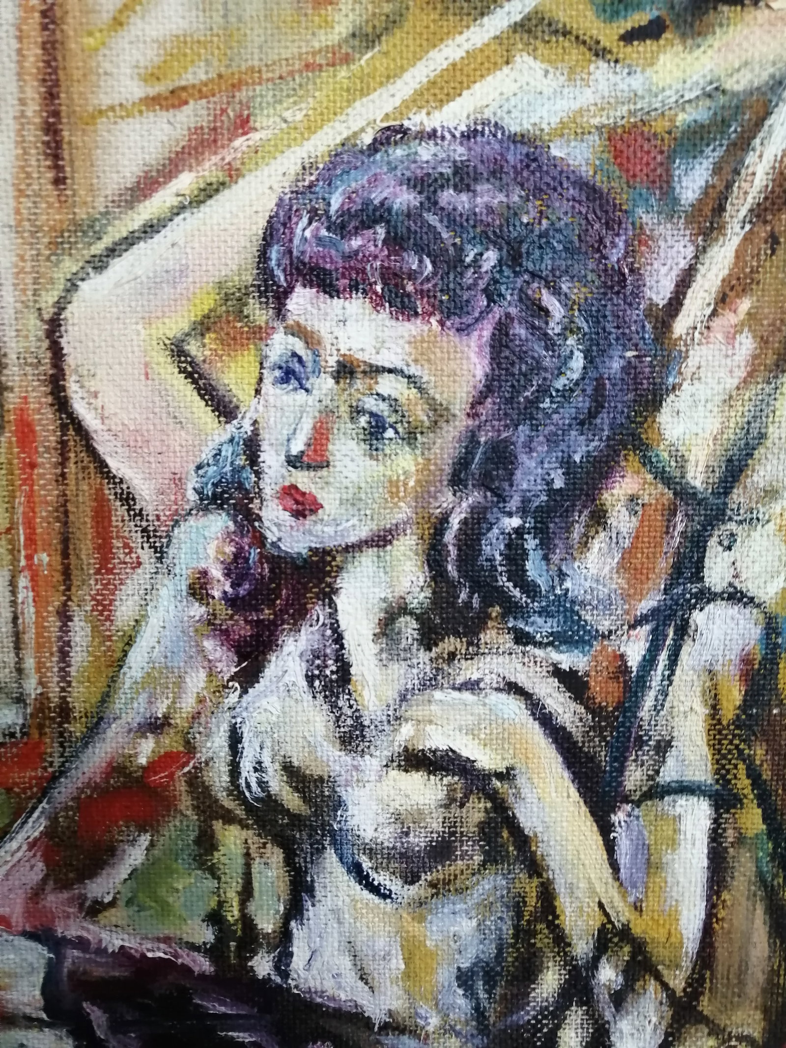 Oil painting Waiting Vadim Os'onov - 4