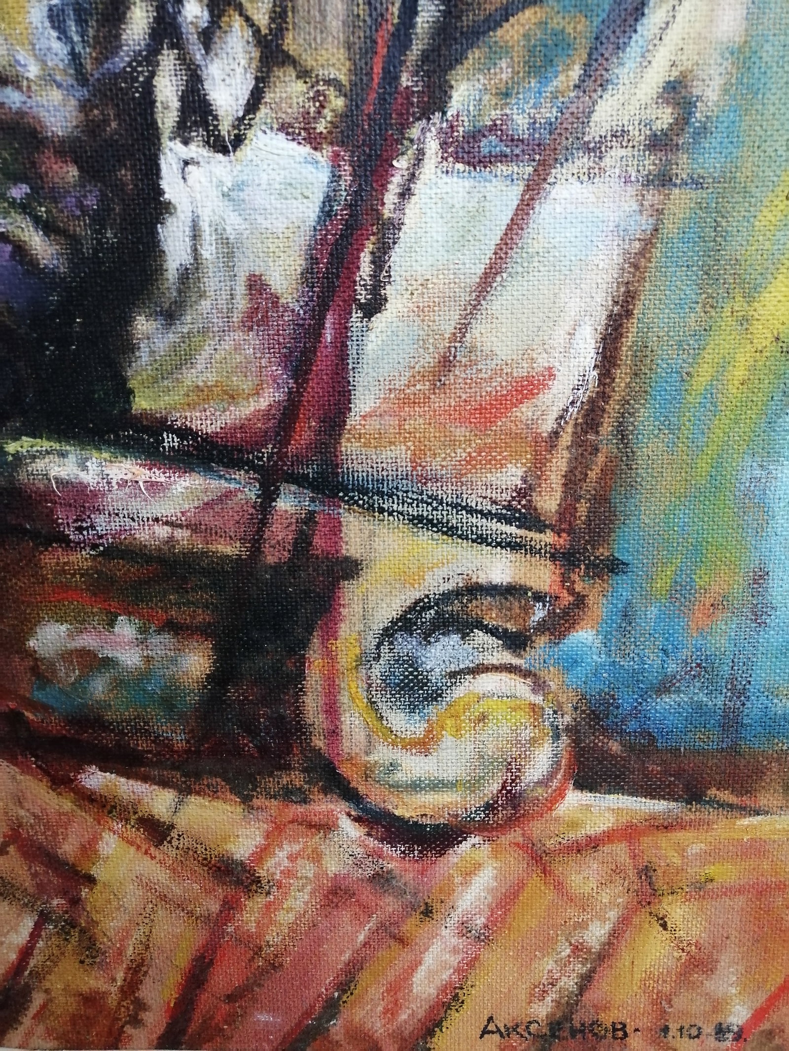Oil painting Waiting Vadim Os'onov - 7