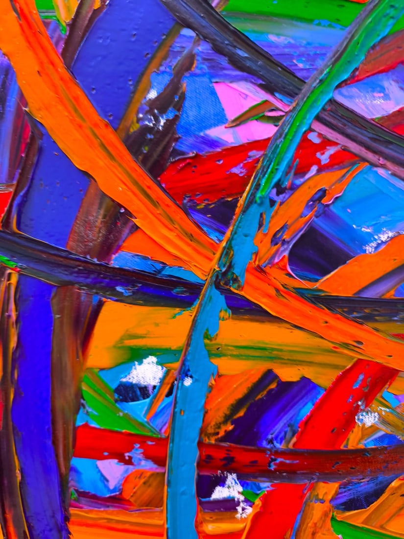Abstract Oil painting Universe Nina L - 5
