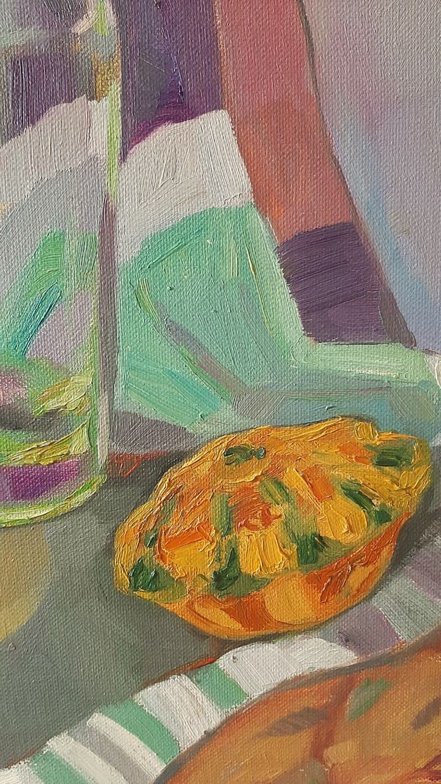 Abstract Oil painting Still life with pumpkins Tetyana Shulyak - 4