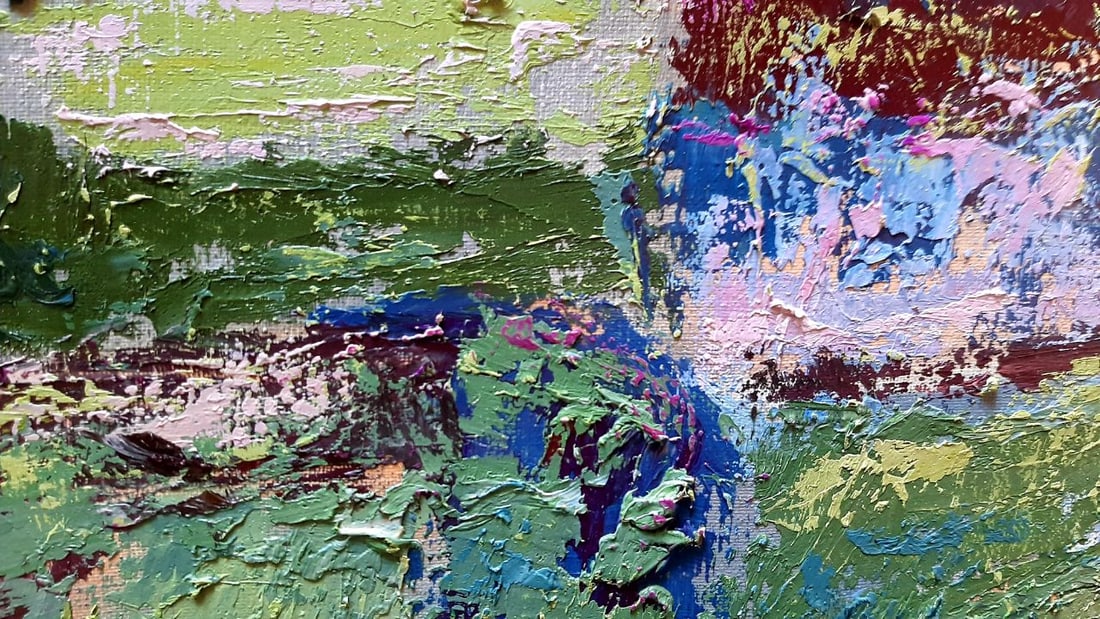 Abstract Oil painting Montenegro Tetyana Shulyak - 5