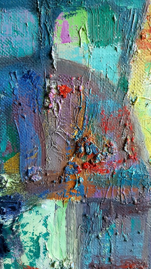 Abstract Oil painting Space travel Tetyana Shulyak - 3