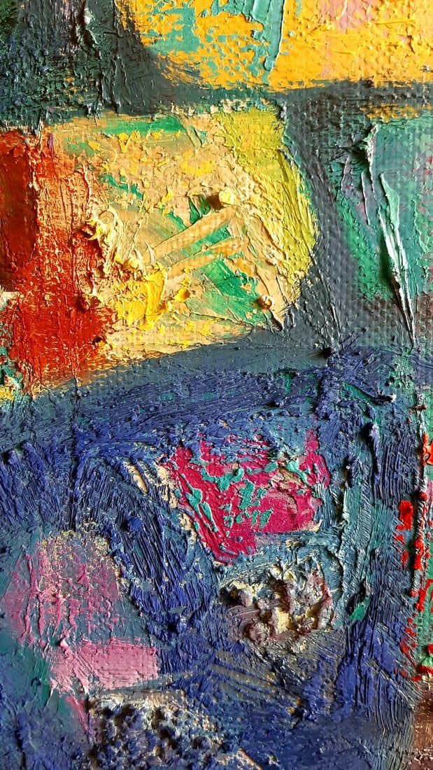 Abstract Oil painting Space travel Tetyana Shulyak - 5