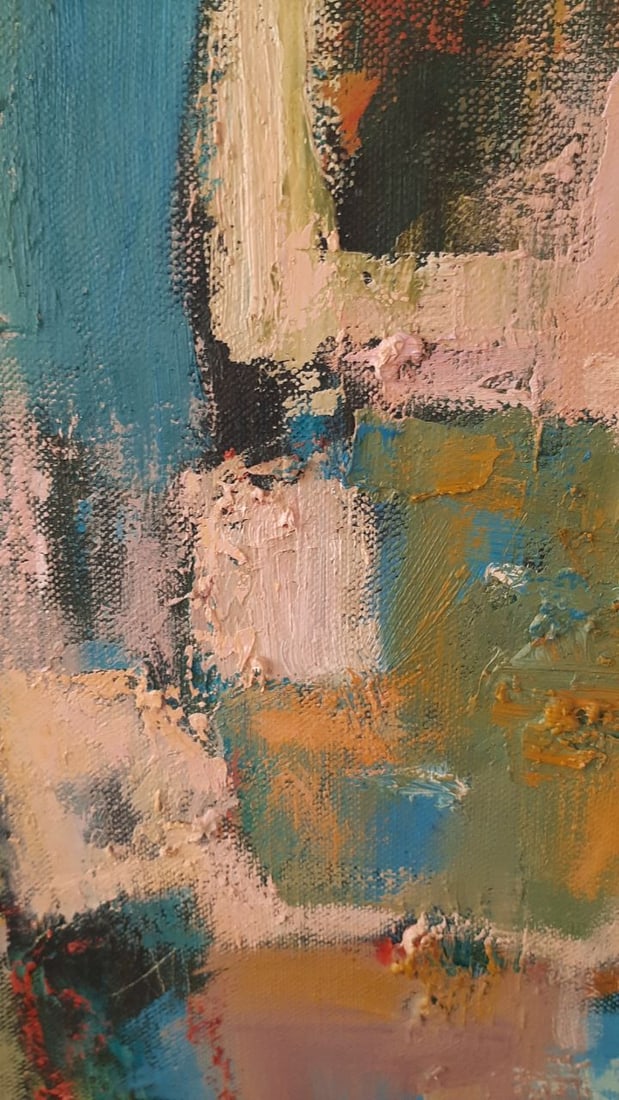 Abstract Oil painting May flowering Tetyana Shulyak - 5