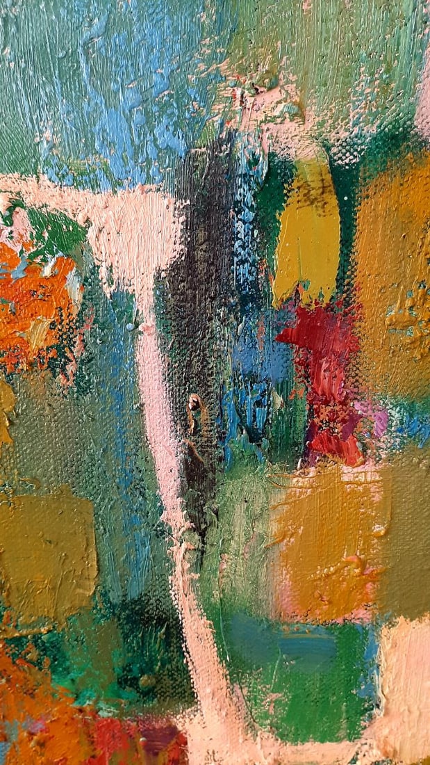 Abstract Oil painting May flowering Tetyana Shulyak - 7