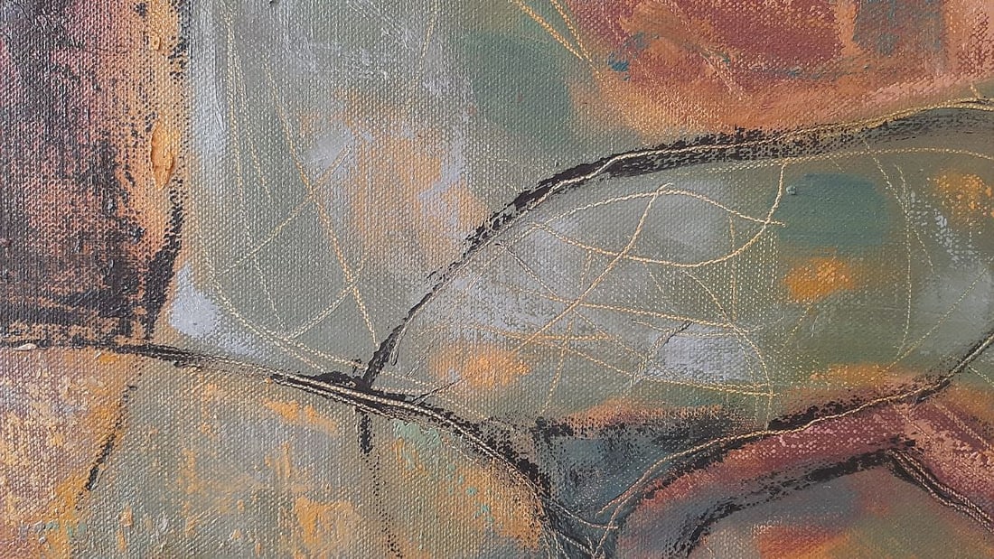 Abstract Oil painting signs Tetyana Shulyak - 8