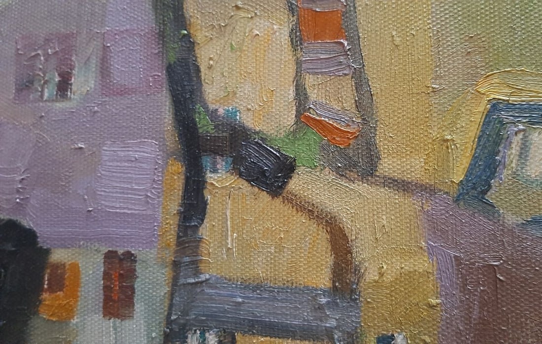 Abstract Oil painting Mind games Tetyana Shulyak - 4