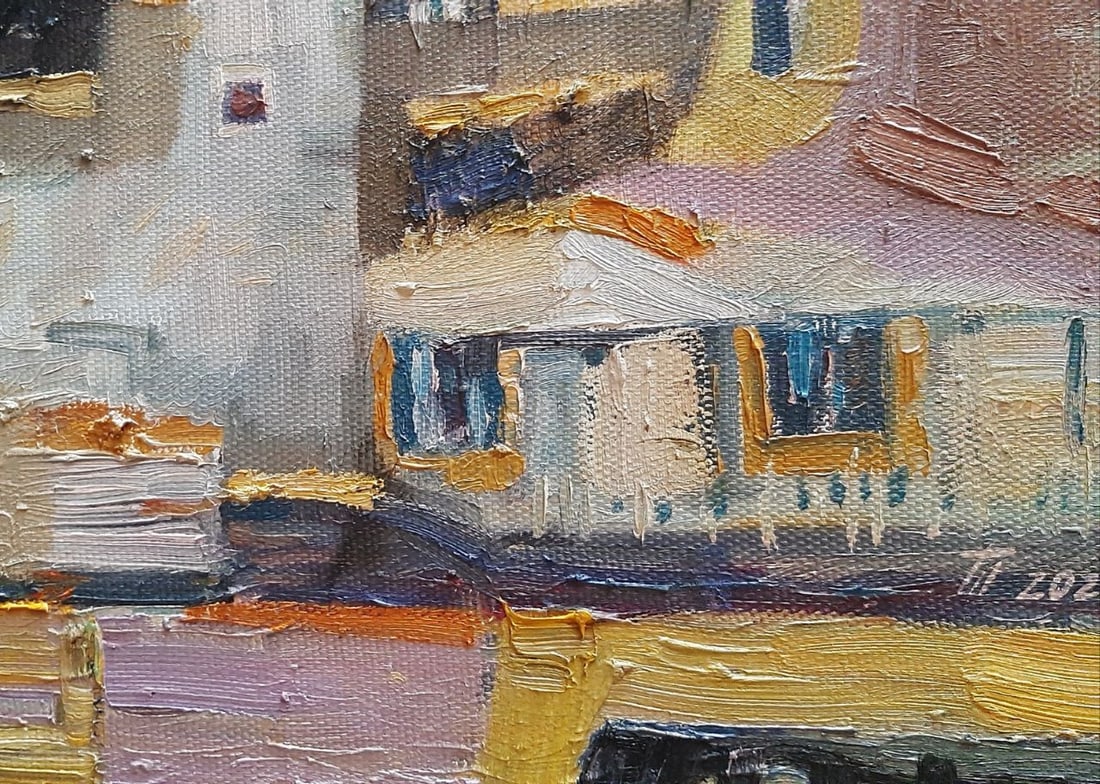 Abstract Oil painting Mind games Tetyana Shulyak - 6