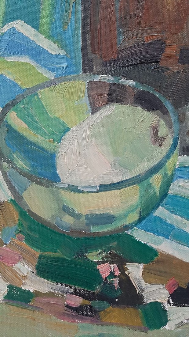 Abstract Oil painting Blue still life Tetyana Shulyak - 4