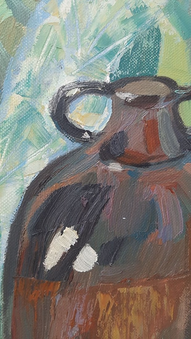 Abstract Oil painting Blue still life Tetyana Shulyak - 5