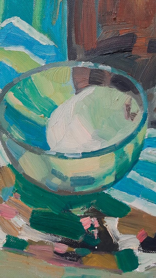 Abstract Oil painting Blue still life Tetyana Shulyak - 7