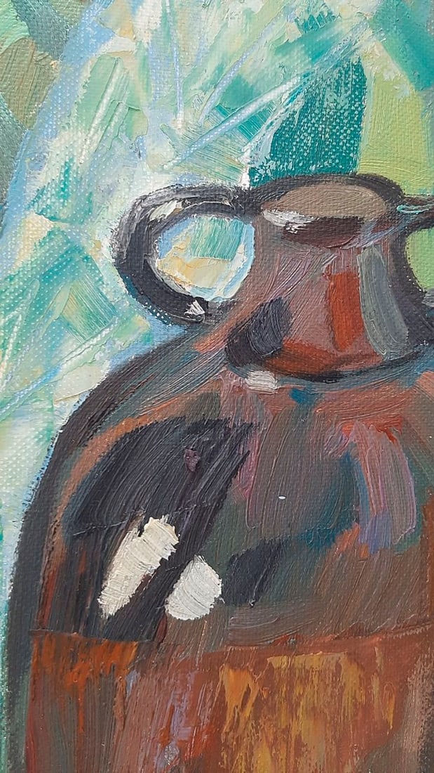 Abstract Oil painting Blue still life Tetyana Shulyak - 8