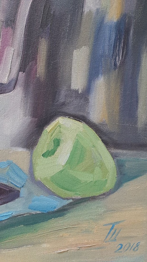 Abstract Oil painting Hortensia Tetyana Shulyak - 4