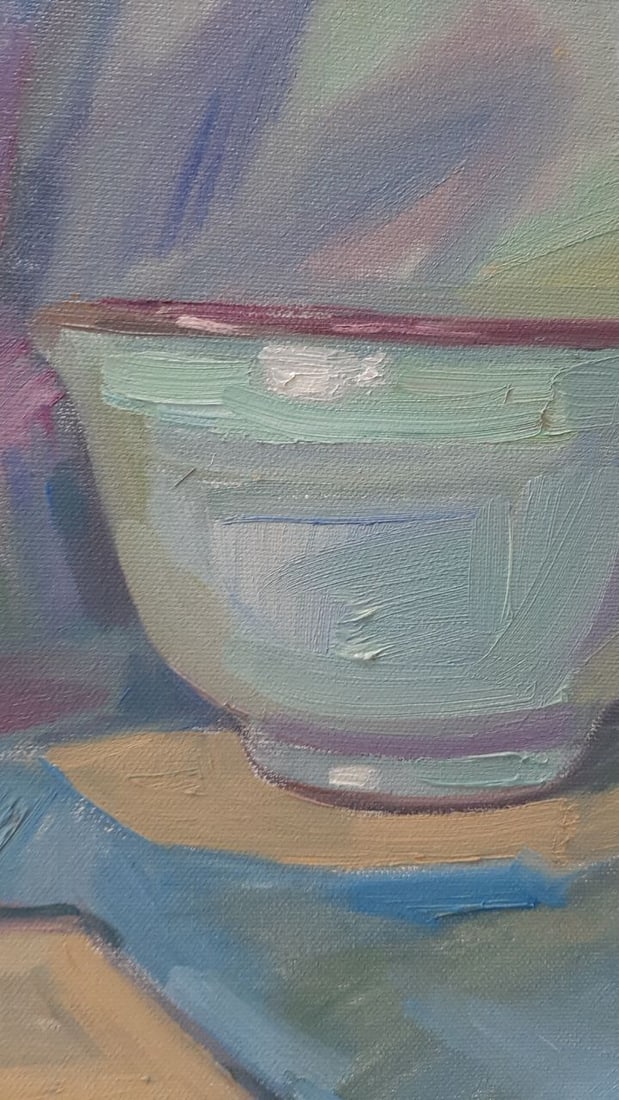 Abstract Oil painting Hortensia Tetyana Shulyak - 5