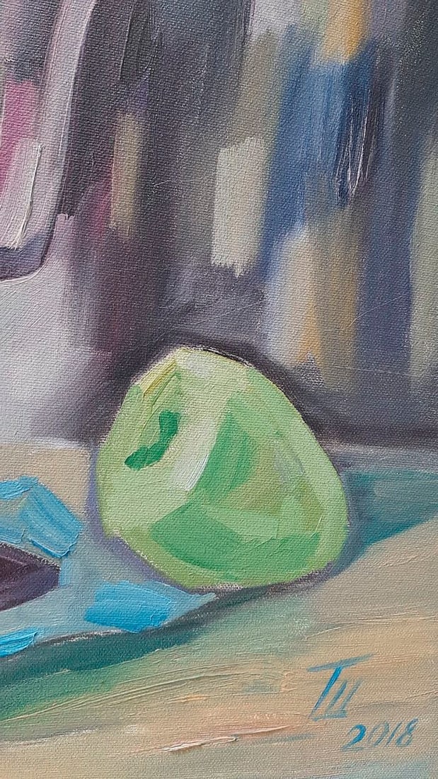 Abstract Oil painting Hortensia Tetyana Shulyak - 7