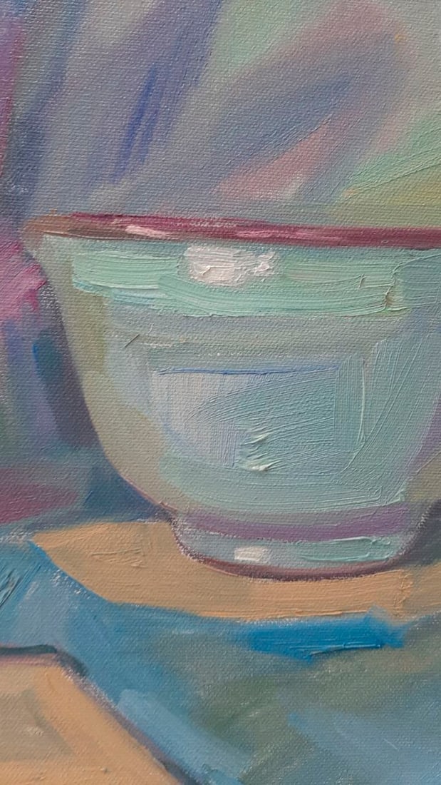 Abstract Oil painting Hortensia Tetyana Shulyak - 8