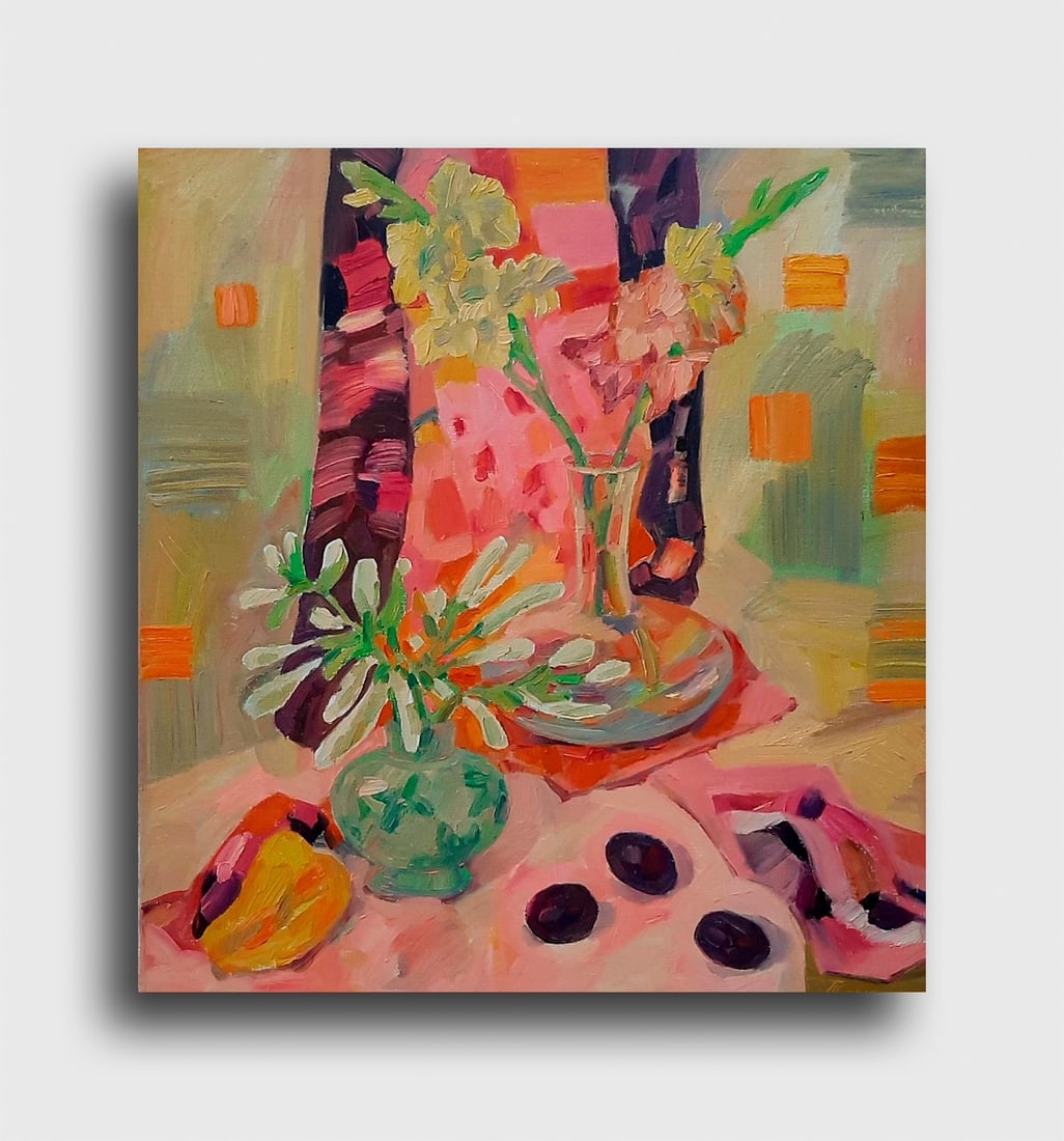 Abstract Oil painting End of summer Tetyana Shulyak - 6