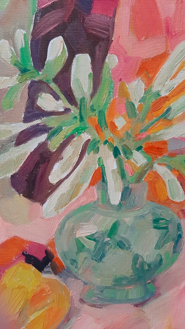 Abstract Oil painting End of summer Tetyana Shulyak - 7