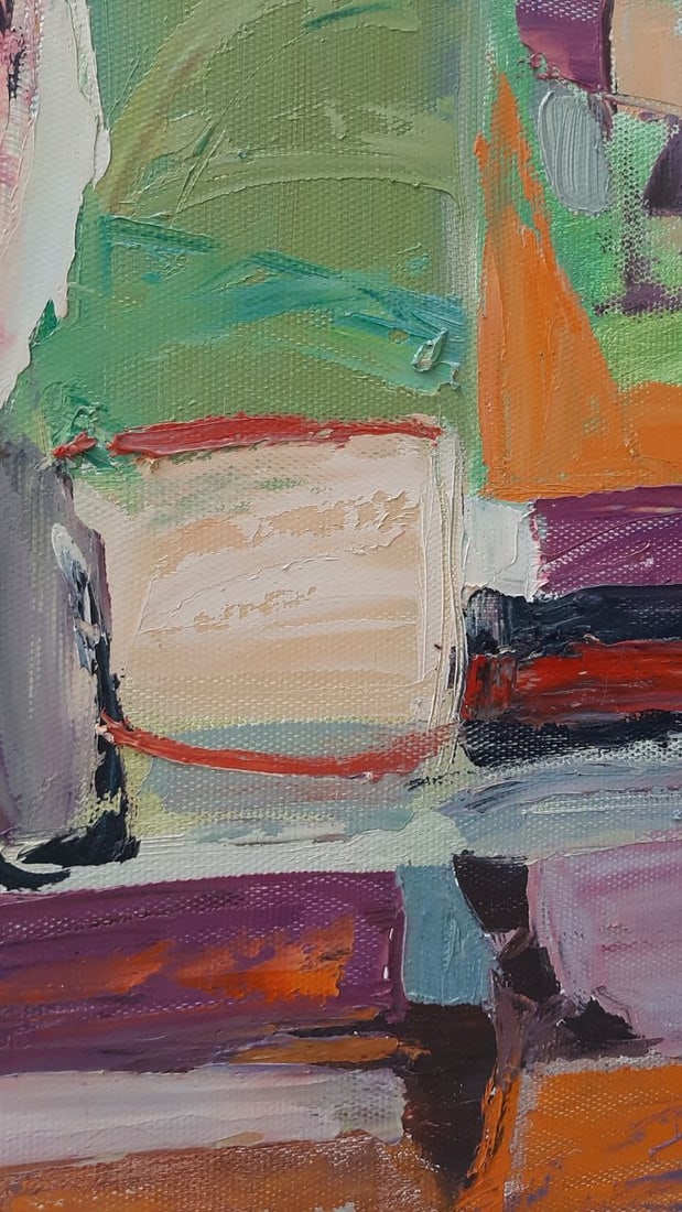 Abstract Oil painting Summer cocktail Tetyana Shulyak - 5