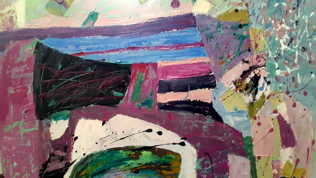 Abstract Oil painting Just a game Tetyana Shulyak - 3