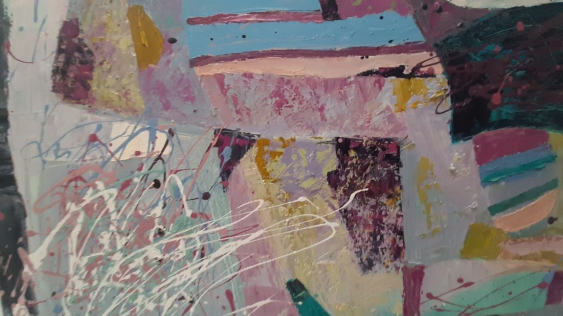 Abstract Oil painting Just a game Tetyana Shulyak - 4