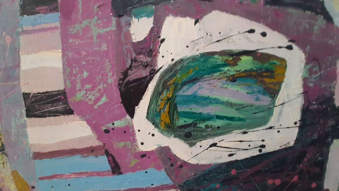 Abstract Oil painting Just a game Tetyana Shulyak - 5
