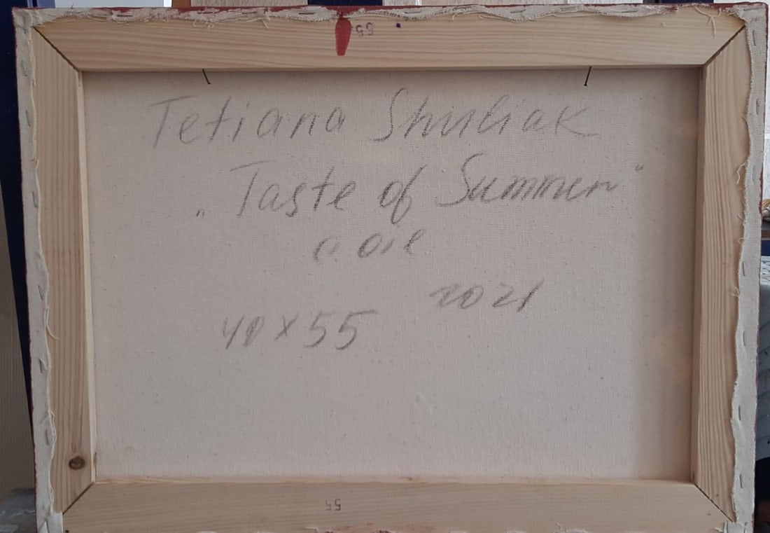 Abstract Oil painting Taste of summer Tetyana Shulyak - 2