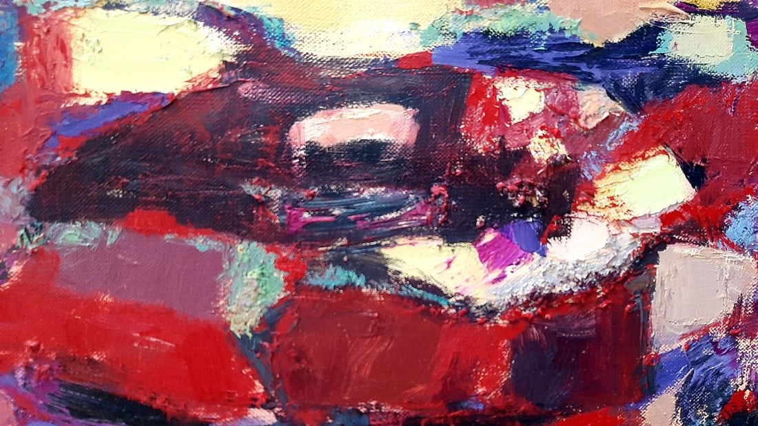 Abstract Oil painting Taste of summer Tetyana Shulyak - 3