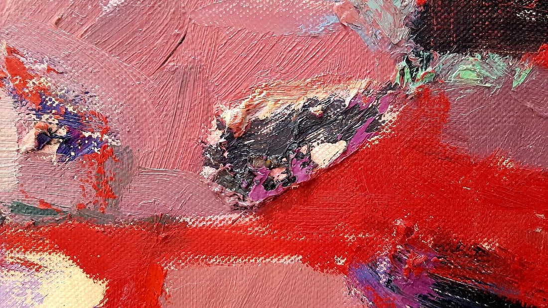Abstract Oil painting Taste of summer Tetyana Shulyak - 6