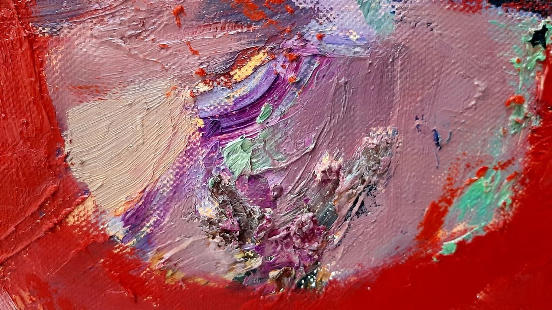 Abstract Oil painting Taste of summer Tetyana Shulyak - 7