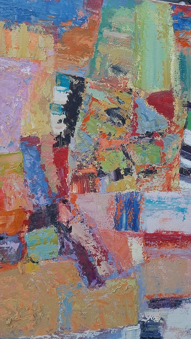 Abstract Oil painting Hot August Tetyana Shulyak - 4