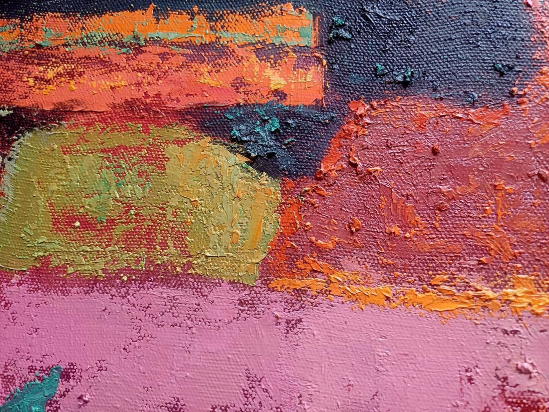 Abstract Oil painting Penetration Tetyana Shulyak - 2