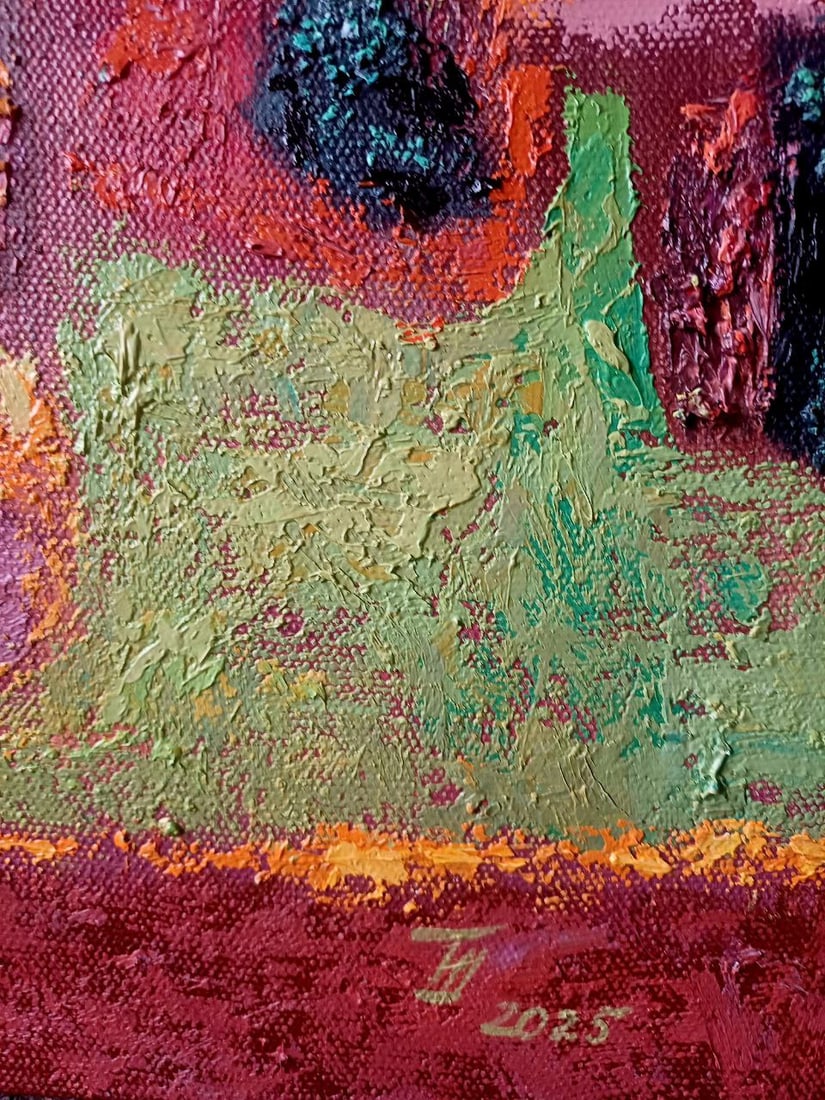 Abstract Oil painting Penetration Tetyana Shulyak - 4