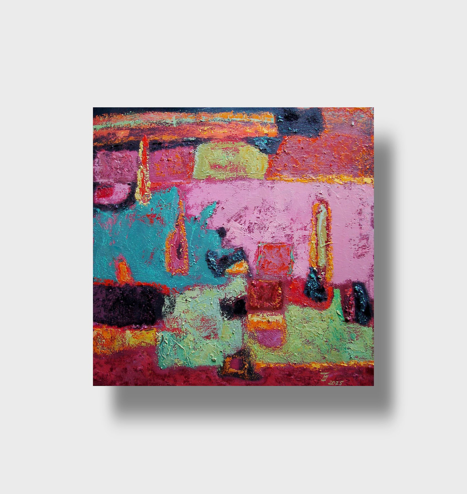 Abstract Oil painting Penetration Tetyana Shulyak - 6
