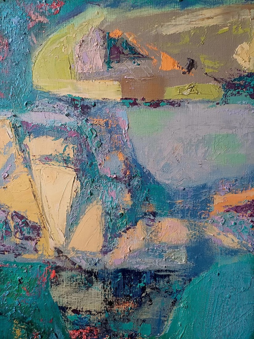 Abstract Oil painting Island Tetyana Shulyak - 2