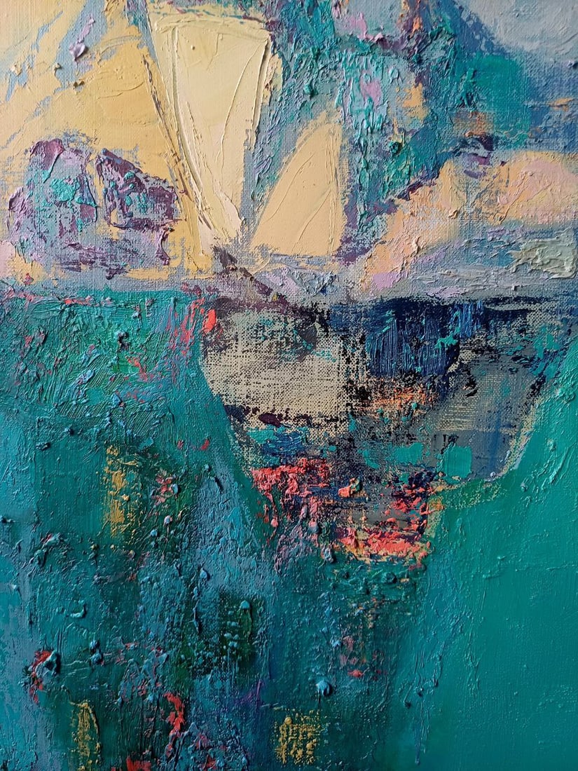 Abstract Oil painting Island Tetyana Shulyak - 3