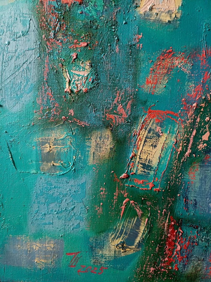 Abstract Oil painting Island Tetyana Shulyak - 4