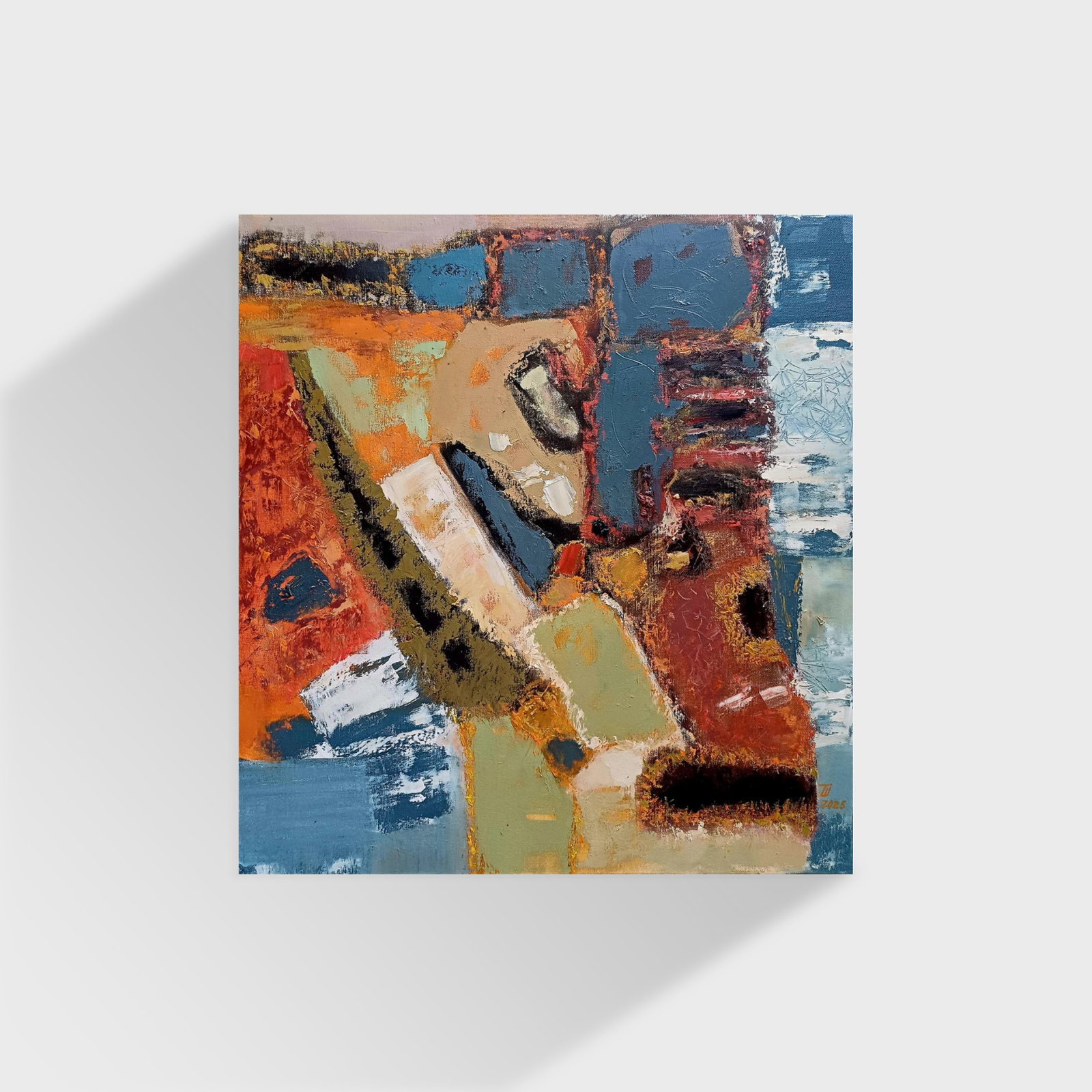 Abstract Oil painting Mention of Copenhagen Tetyana Shulyak - 10