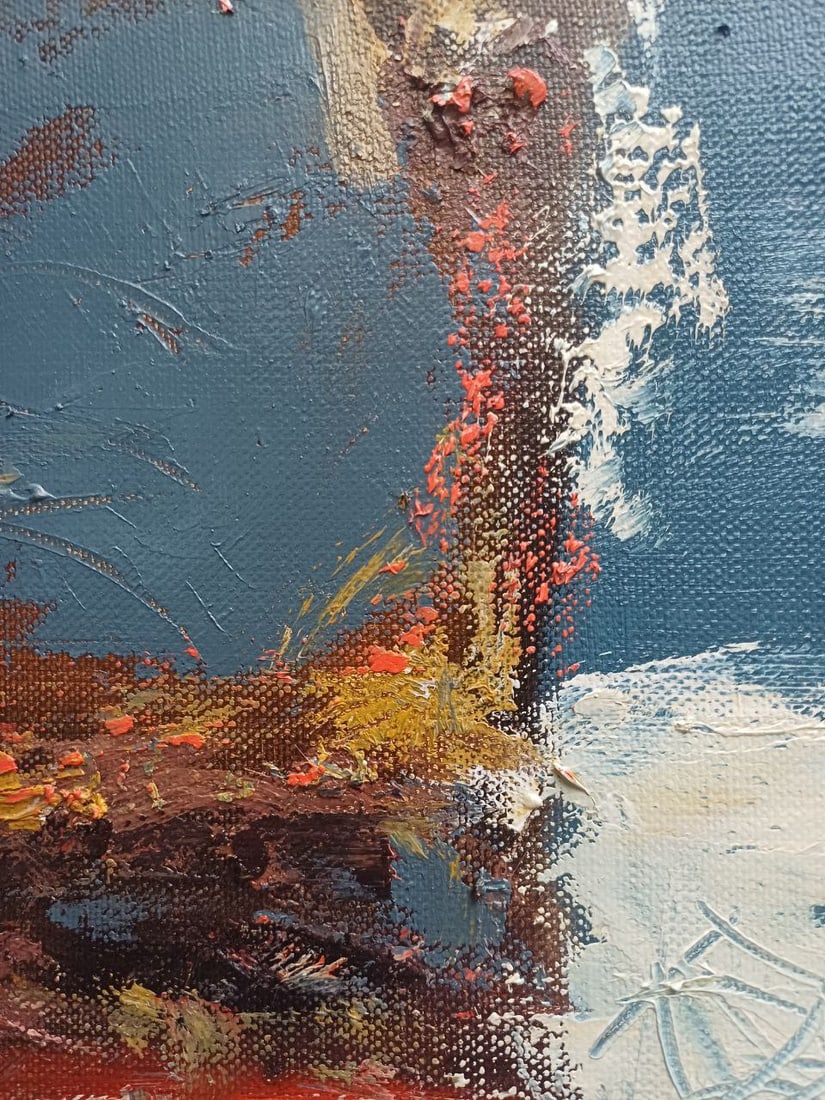 Abstract Oil painting Mention of Copenhagen Tetyana Shulyak - 2