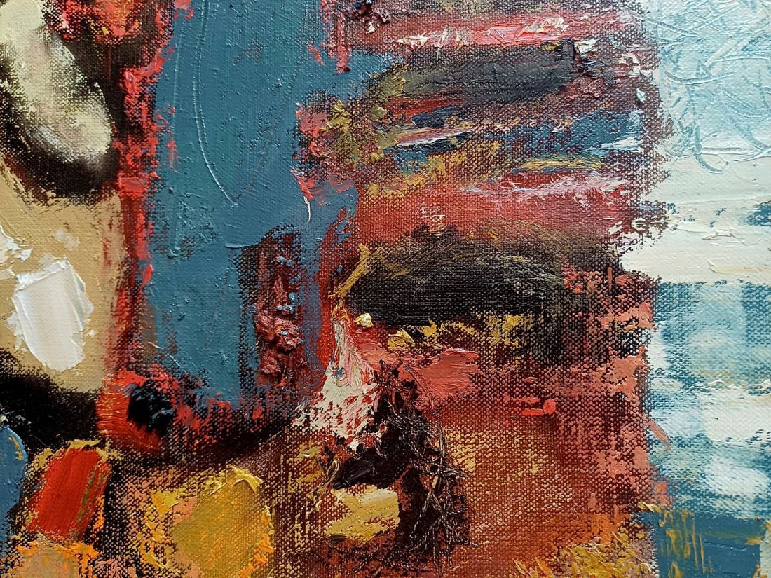 Abstract Oil painting Mention of Copenhagen Tetyana Shulyak - 3